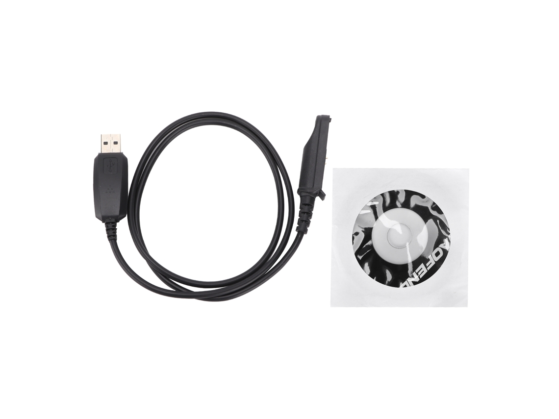 Cable De Programación Usb Para Radio Walkie-talkie Bfa58 Gt-3wp Bf9700 Con Cd De Controladores