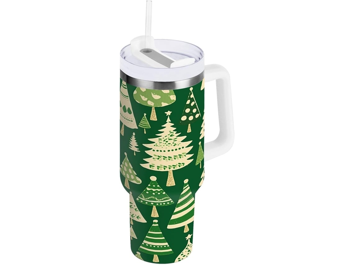 Árbol Navidad Vaso Botella Taza Acero Inoxidable - Vaso Térmico Portátil