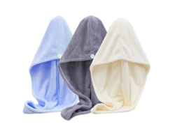 Juego de 3 toallas de microfibra para el cabello, absorbentes y de secado rápido. Rosewell