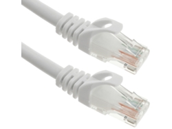 Cable de Rede Ethernet BEMATIK Lan Utp Rj45 Cat.6A Branco 2 M