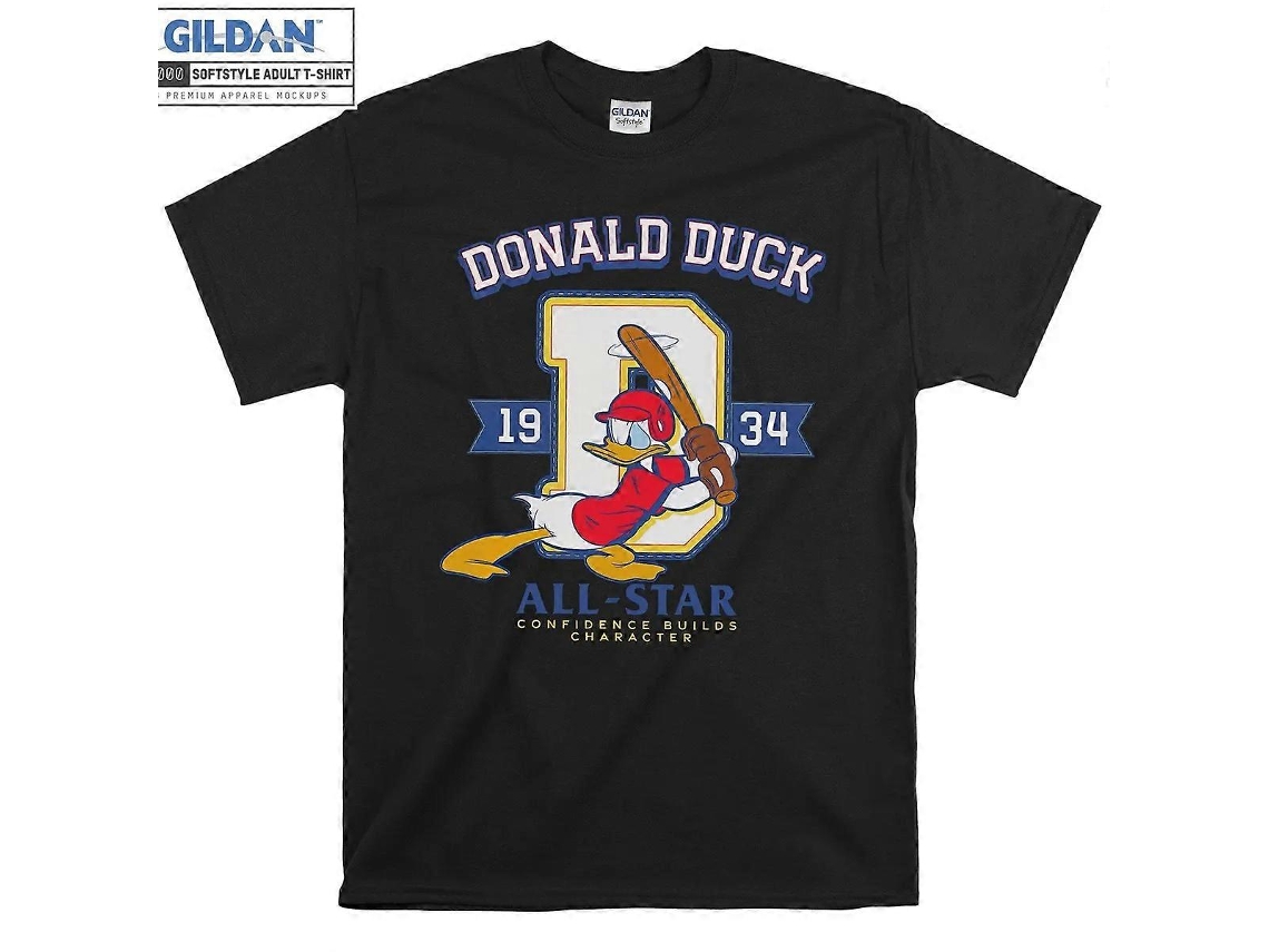 Donald Duck Baseball 1934 All Star Confidence Sports T-shirt Gift Unisex Best Sellers Sizel