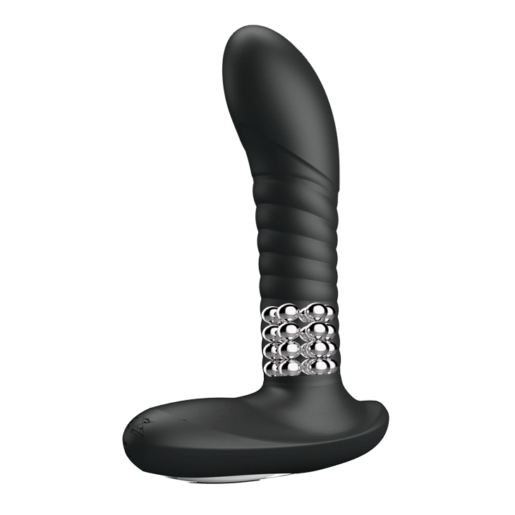 Vibrador Anal PRETTY LOVE Giratorio (Negro)