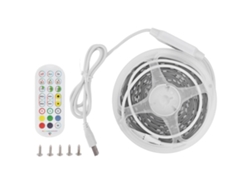 2026-luz De Tira Rgb 5m/16.4ft Usb 5v Con Sincronización Musical, Control Por Voz Y Bluetooth, Control Remoto Por Aplicación