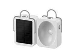 Rebe-2 Piezas Lampara Solar Inteligente Oraimo Exterior Carga Solar 2 Modos De Iluminación Pared O Sobremesa Blanca