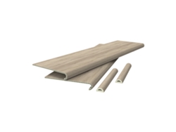 Juego de 2 cubiertas para escaleras Bunschoten de PVC 120x32x4,6 cm Tessuto Milan NEU.HOLZ