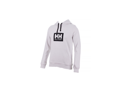 Sudadera con Capucha HELLY HANSEN Hh Box Algodón Blanco (XL)
