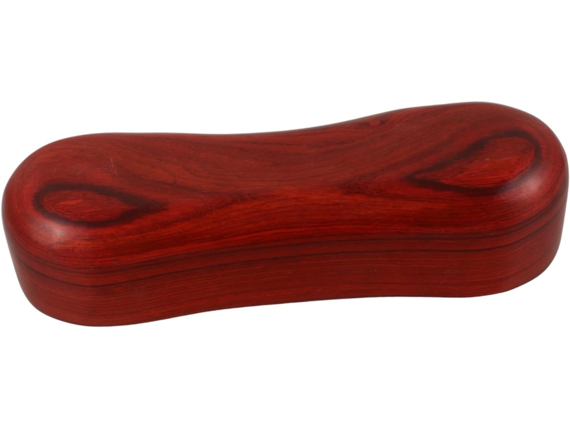 Almohada Cervical De Madera Maciza Tallada De 25x10 Cm, Almohada Ergonómica De Madera Para Sauna.