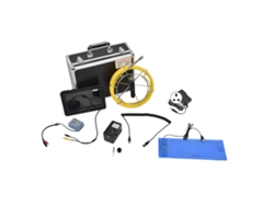 Videoendoscopio para tuberías con LCD de 9 pulgadas, 4500 mAh, 6 LED y cable de 20 m