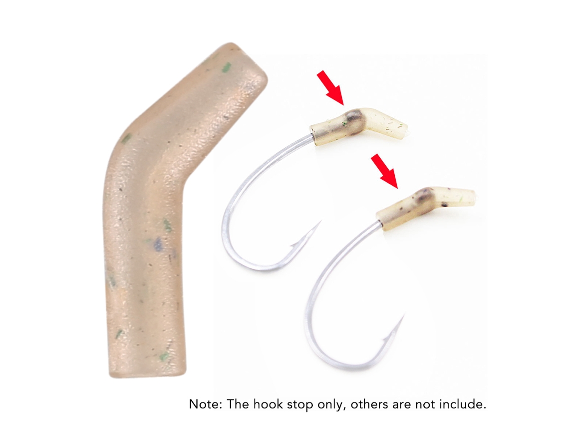 2026rebe-30/50/100 Pcs Aligner De Anzuelo Curvo Anti-enredos Mangas Tubo Línea Pesca Carpa Accesorios Rig