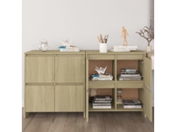 Lovely Home Aparador 2 Pzs 70X41X75 Cm Aglomerado Roble Sonoma