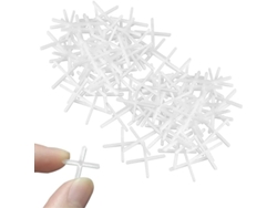Sistema de nivelación de 2 mm con 1000 espaciadores para cubos, que proporciona un espacio uniforme para la colocación de los cubos.