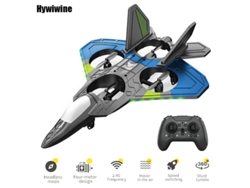 Avión de combate RC 2.4G 4CH 6 ejes giroscopio autoestabilización 3D volteretas EPP espuma planeador eléctrico Aeuzwr