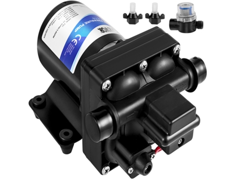 Vevor Bomba de Diafragma de Agua 12V, Bomba de Pulverización Autocebante de 3 Gpm