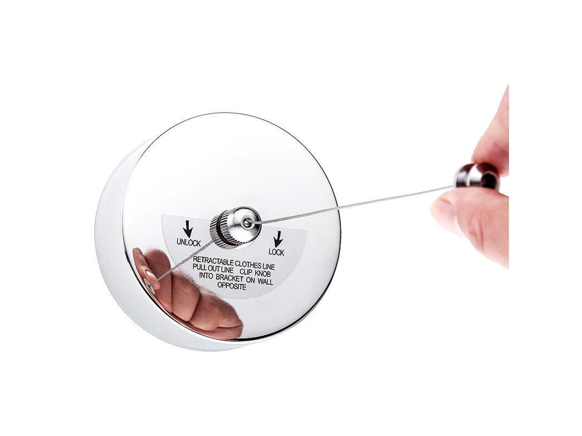 Tendedero De Pared , Colgador Retráctil De Acero Inoxidable