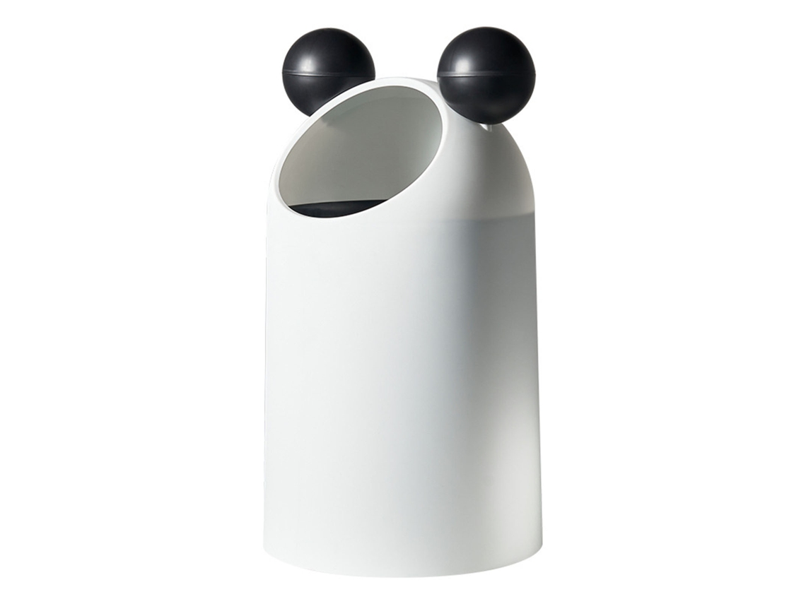 Papelera grande de plástico sin tapa para oficina, cocina y baño.