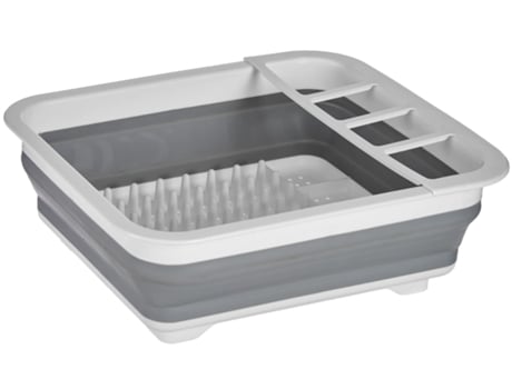 Escurreplatos Plegable de Silicona Apto para Lavavajillas 4 Compartimentos 378 x 293 x 115 cm TIENDA EURASIA