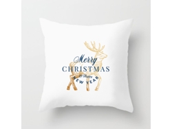 Estilo Nórdico Funda de Almohada Navideña