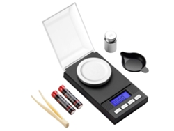 Balança de Bolso Miligrama Digital 50G / 0 001G Pro Jewelry Lab Carat Pó com Visor Lcd Retroiluminado Função Desativação Automática 