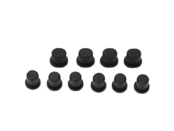 Ymsl 10pcs Ajustador De Buje Rc Plástico Negro Resistente Al Desgaste Ligero Para Zd Racing 1/7 Mx 07 Hxl