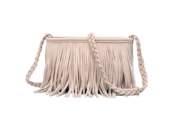 Bolso Bandolera Rosa De Piel Sintética Para Mujer Con Correa Ajustable Y Doble Cremallera, 6,9 X 4,9 X 2,8 Pulgadas.