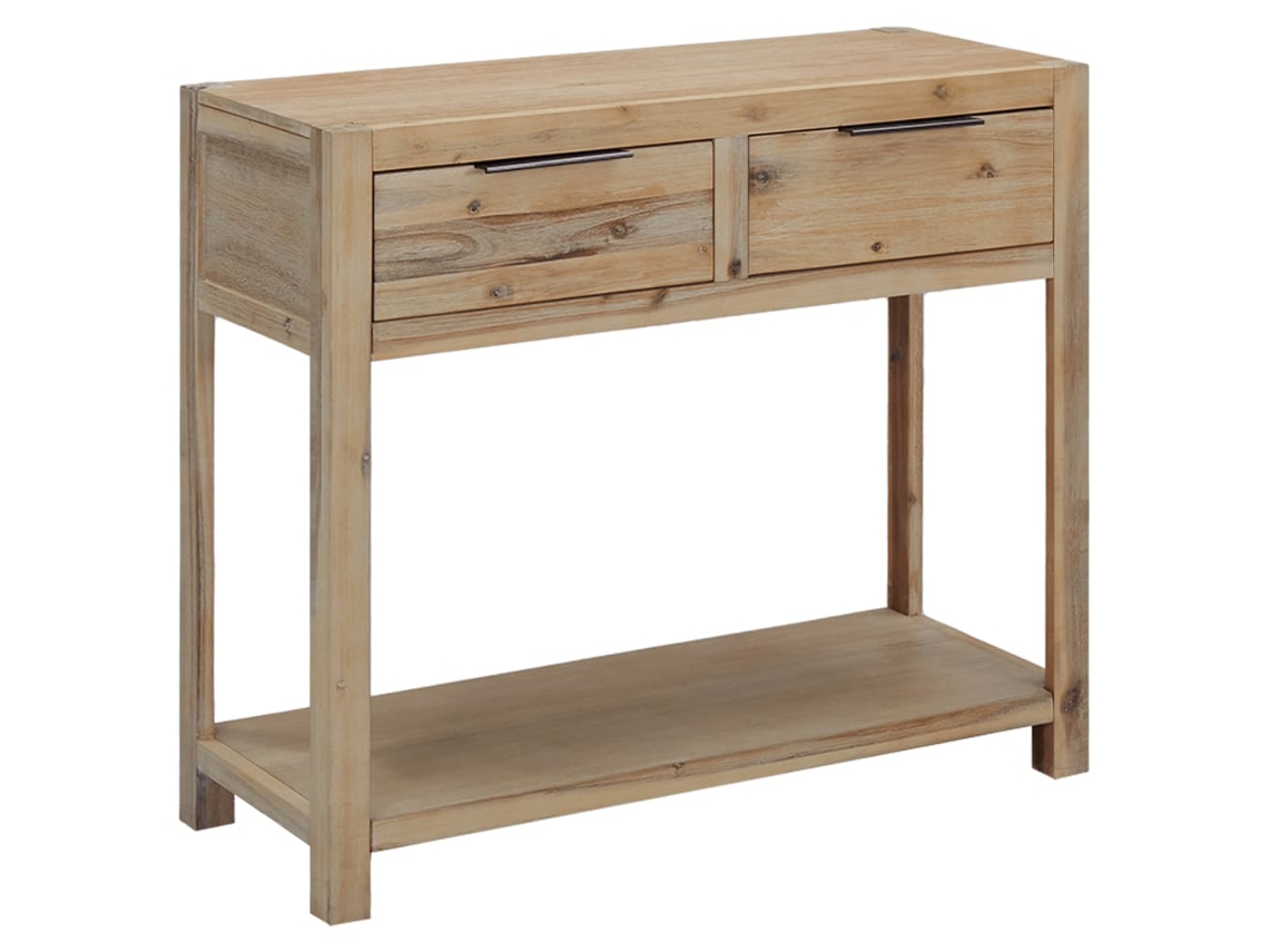 Mesa consola VIDAXL Marrón Madera (82x33x73 cm)