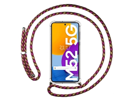 Carcasa Samsung Galaxy M52 5G TUMUNDOSMARTPHONE Colgante Rosa