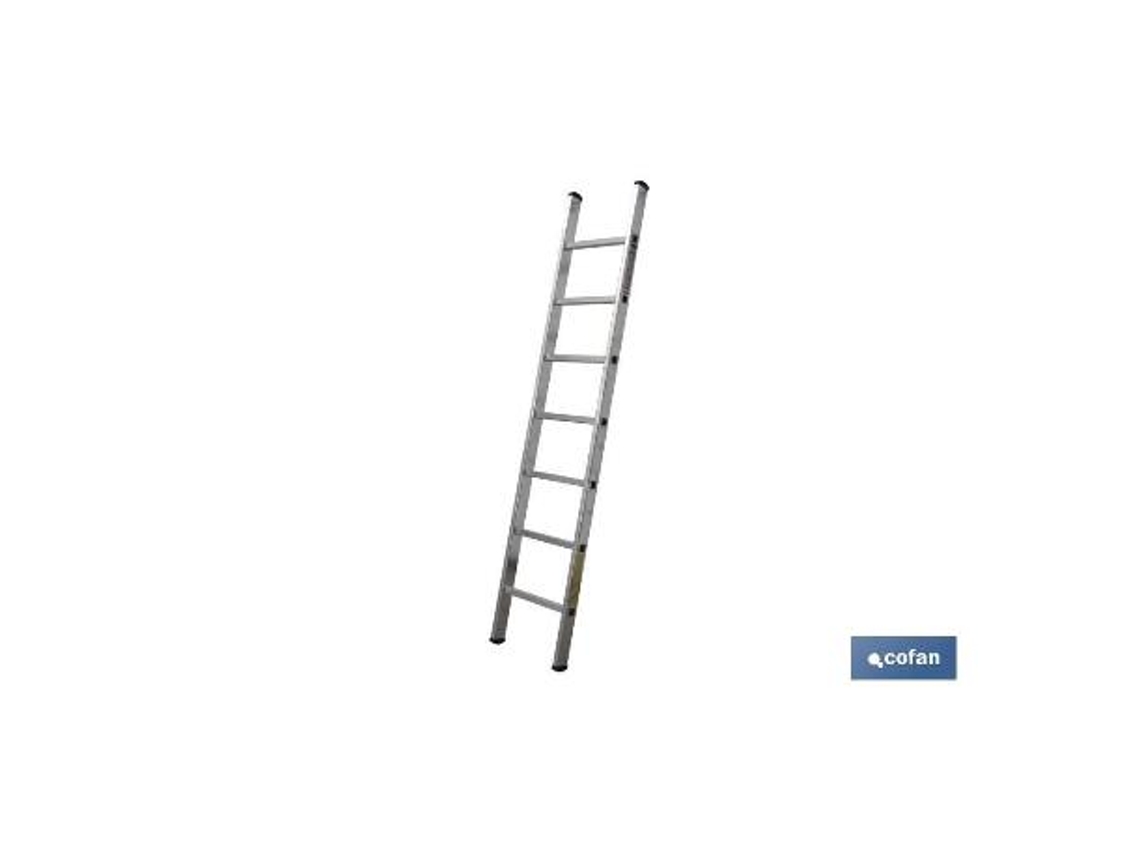 Escalera aluminio 9 peldaños 2,50 mtros