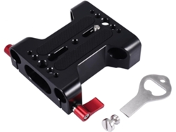 Placa Base Multifuncional Para Cámara Con Abrazadera Para Riel De Varilla De 15 Mm Para Accesorios -