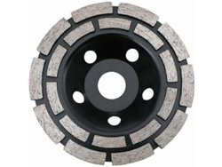 Disco De Esmeril Diamante 125mm De Doble Fila Para Concreto Piedra Granito Hormigón Masonería Y Esquinado