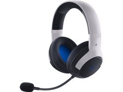Auriculares RAZER Kaira HyperSpeed ​​PS5 (Over Ear - Micrófono - Noise Canceling - Blanco)