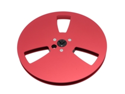 Carrete De Cinta Vacío De 7 Pulgadas Y 1/4 De Pulgada, Aleación De Aluminio, 3 Orificios Para Grabación De Sonido Universal.