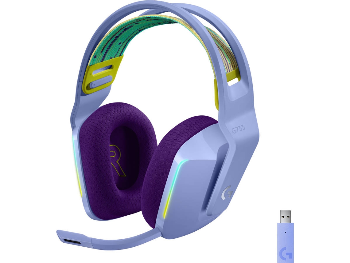 AUSCULTADORES GAMING LOGITECH G733 LILÁS