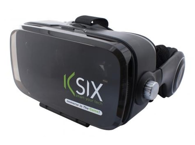 Gafas De Realidad virtual con auriculares negro ksix vr sound para smartphone hasta 5.7 pulgadas integrados color