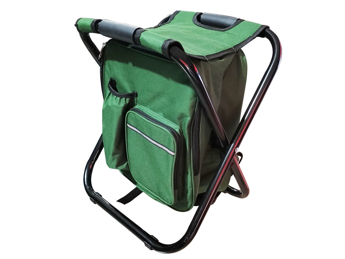 Mochila plegable de gran capacidad para acampar y pescar.