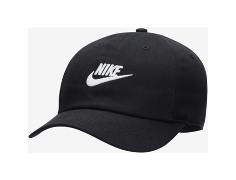 Gorra NIKE Club Unstructured Futura Wash Cap, Negro, Niños TU