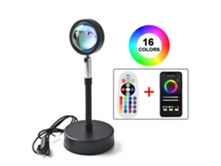 NEVEANCE Proyector de lámpara de atardecer para una atmósfera personalizable, diseño portátil con cabezal giratorio, control por aplicación para efectos multic