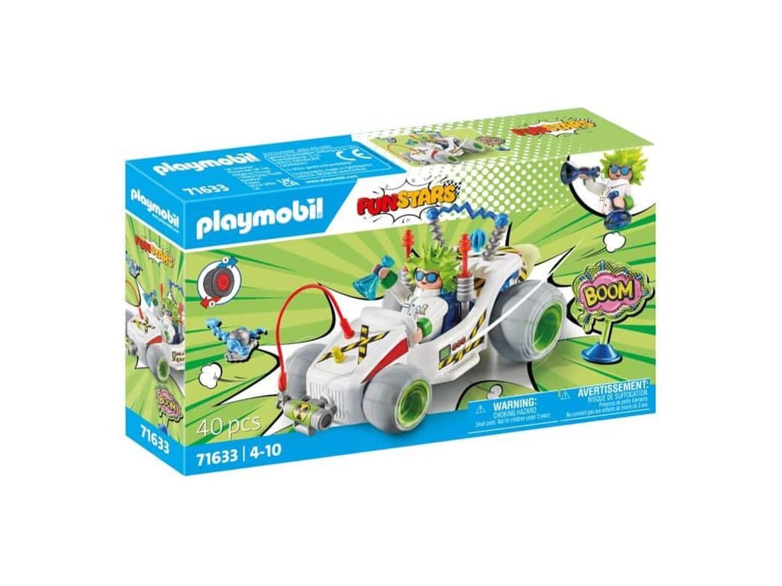Profesor Con Coche De Carreras Playmobil Funstars 71633 P24playmobil