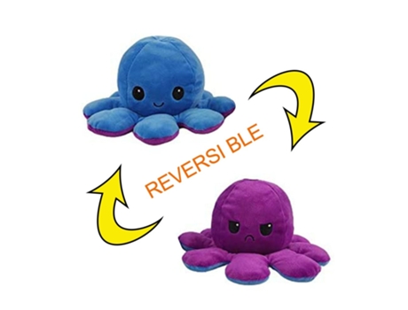 Muñeca Plegable de Doble Cara Para Niños, Peluche Suave, Transforma Un Relleno Interesante V