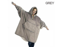 2026-sudadera Con Capucha Ultra Suave Oversize Manta Fleece Reversible Para Hogar Camping Y Ocasiones Varias