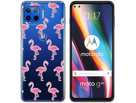 Carcasa Motorola Moto G 5G Plus TUMUNDOSMARTPHONE Flamenco Multicolor
