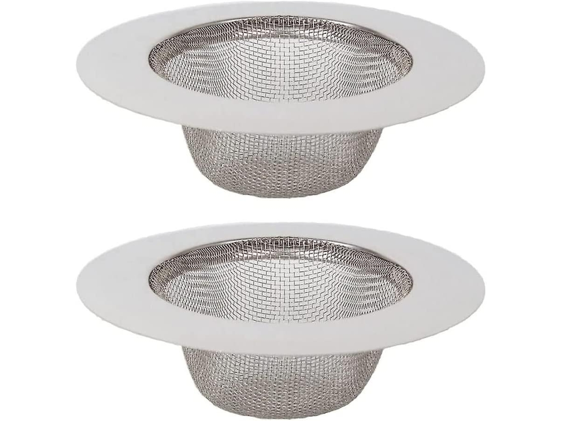 2 Coladores De Acero Inoxidable Para Fregadero, Drenaje De Cocina Y Baño, Antiobstrucción Y Duradero