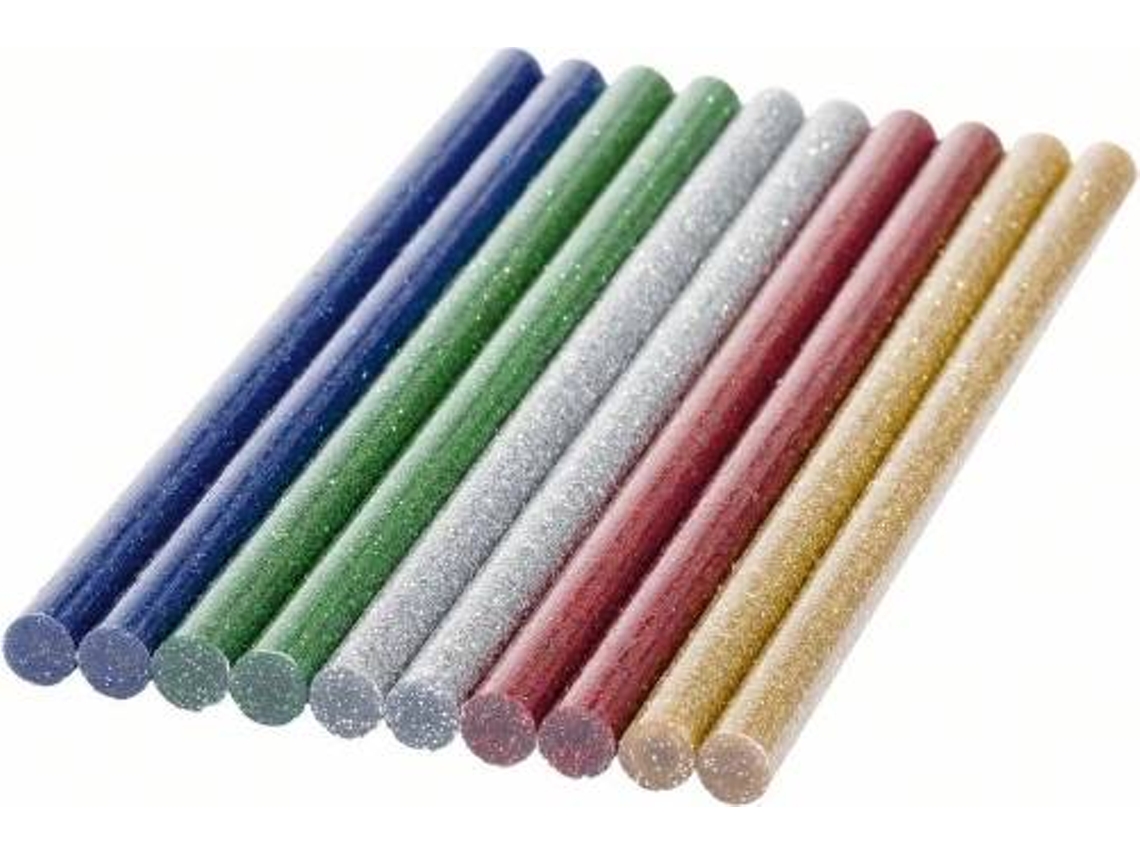 Barrita de Pegamento BOSCH con Brilhos 7 mm 10 Unid. - Glitter