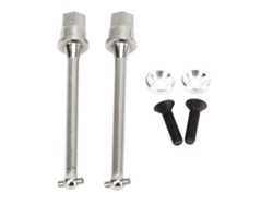 2 Ejes De Transmisión Traseros Para Coche Rc Axial Yeti Jr 1/18, Accesorio De Repuesto Plateado