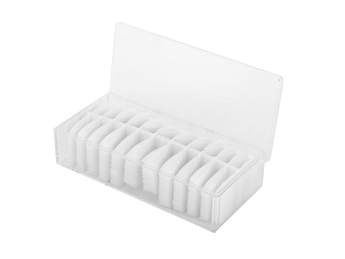 504 Piezas De Puntas De Uñas Postizas Largas De Cobertura Completa, Herramienta De Manicura Para Arte De Uñas Artificiales (ndk-qt-p07-n)