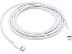 Cable APPLE MKQ42ZM/A (USB-C - Lightning - 2m - Blanco)