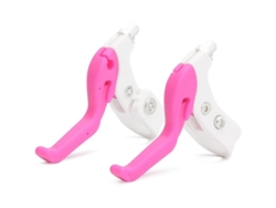Maneta De Freno Para Bicicleta Infantil, Abs Resistente, Fácil Instalación, Rosa, 140x84 Mm, 100 G, 2 Unidades.
