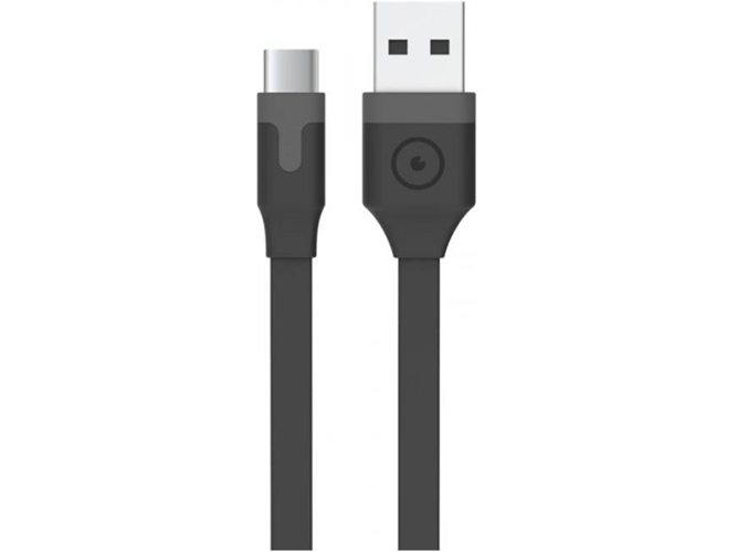Cable USB-C MUVIT MUUSC0214 Negro — USB - USB-C | 0.2 m