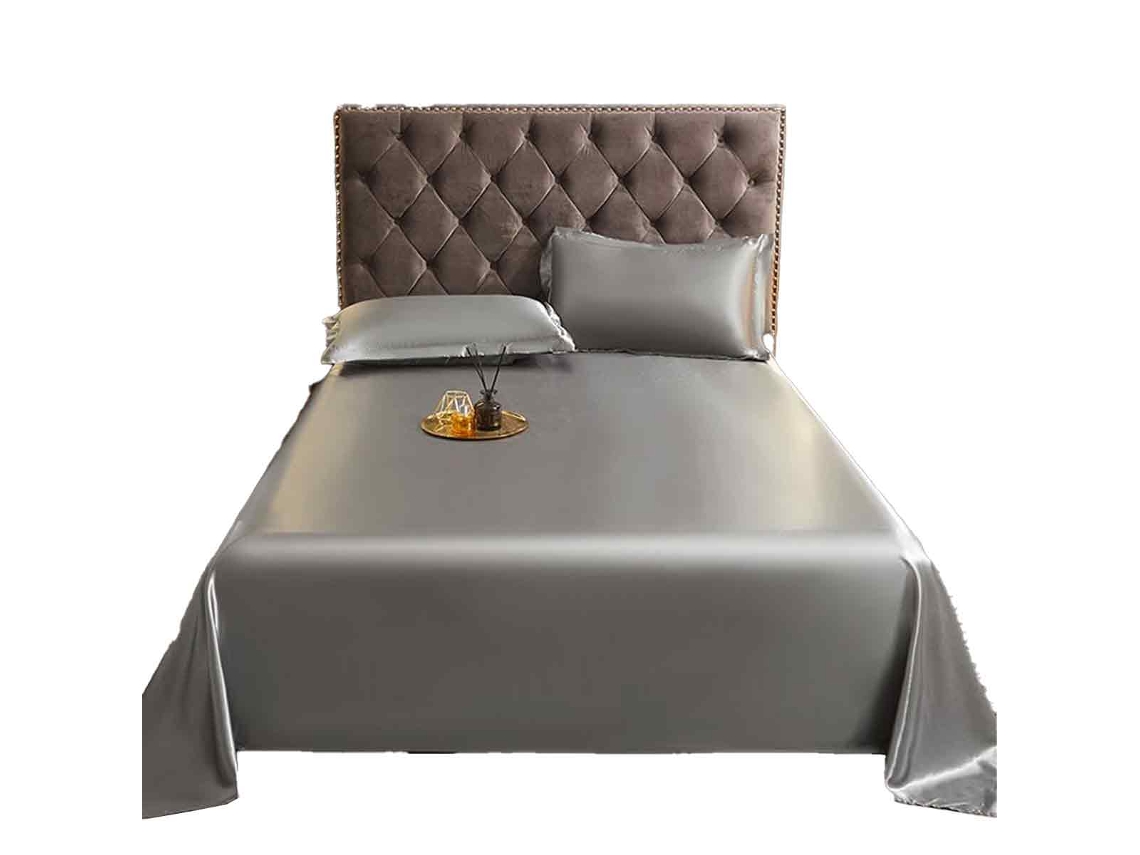 Sábanas De Satén De Lujo, Sábanas De Enfriamiento De Tamaño Queen De Calidad Premium Con Diseño De Bolsillo Profundo, Sedoso, Suave Y Suave, Conjunto