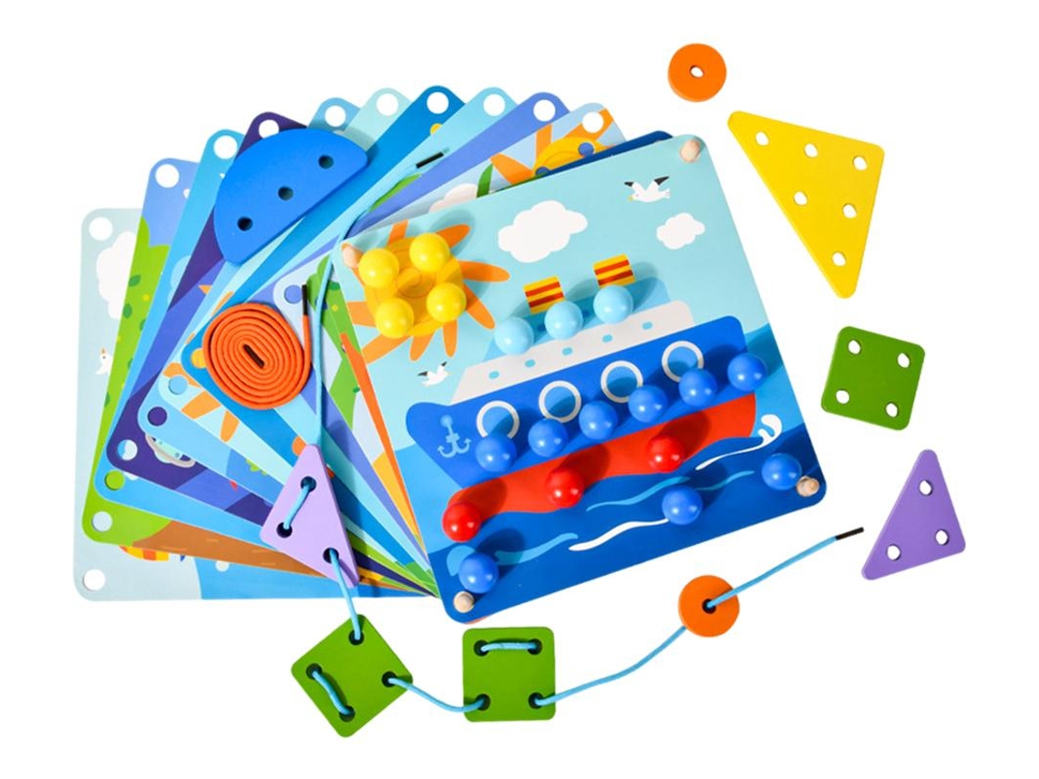 Juguete de arte con botones para niños pequeños, tablero Slowmoose