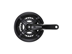 Pedaleira Ty501 Prateado 175 Mm / 46/30Tshimano